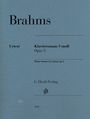 Johannes Brahms: Klaviersonate f-moll op. 5, Noten