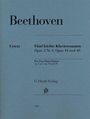 Ludwig van Beethoven: Fünf leichte Klaviersonaten op. 2 Nr. 1, op. 14 und op. 49, Buch