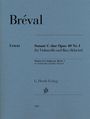 Jean-Baptiste Breval: Bréval, J: Sonata C major op. 40 no. 1 for Violoncello, Noten