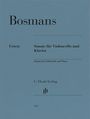 Text: „Bosmans, Urtext, Sonate für Violoncello und Klavier, G. Henle Verlag“. Ein schlichtes, blaues Cover.