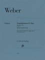 Weber, Fagottkonzert F-dur Opus 75, Klavierauszug, G. Henle Verlag Logo, blaue Hintergrundfarbe.