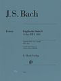 Johann Sebastian Bach: Englische Suite I A-dur BWV 806, Noten