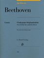 Ludwig van Beethoven: Am Klavier - 9 bekannte Originalstücke, Buch