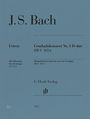 J.S. Bach, Cembalokonzert Nr. 3 D-dur BWV 1054, Urtext, G. Henle Verlag; blaue Titelseite mit Verlagslogo.