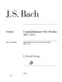 J.S. Bach, Cembalokonzert Nr. 3 D-Dur BWV 1054, Urtext, G. Henle Verlag, Harpsichord Concerto No. 3 in D major BWV 1054.