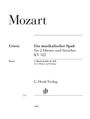 Wolfgang Amadeus Mozart (1756-1791): Ein musikalischer Spaß KV 522 für 2 Hörner in F und Streicher, Noten