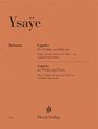 Ysaye, Horizons, Caprice für Violine und Klavier, nach Étude von Camille Saint-Saëns, Henle Verlag.