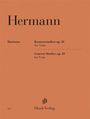 Friedrich Hermann (1828-1907): Friedrich Hermann - Konzertstudien op. 18 für Viola, Buch