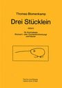 Thomas Blomenkamp: Drei Stücklein für Kontrabass und Klavier (2001), Noten