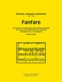 Nicolas-Jacques Lemmens: Fanfare, Noten