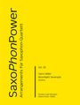 "SaxoPhonPower Arrangements für Saxophon-Quartett. Vol. 29. Glenn Miller, Moonlight Serenade. Gelber Hintergrund."