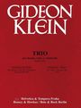 Gideon Klein: Klein, Gideon       :Streichtrio /P, E /V/Va/V, Noten