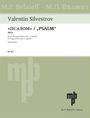 Valentin Silvestrov: Psalm für großen gemischten Chor a cappella (2019), Noten