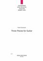 Frank Corcoran: Three Pieces for Guitar (1990), Noten