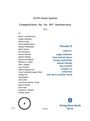Jose Maria Sanchez-Verdu: ALEPH Guitar Quartet - Compositions for its 30th Anniversary - Volume III, Noten