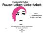 Margarete Huber (geb. 1980): Frauen - Leben - Liebe - Arbeit für Sopran und Klavier (2025), Noten