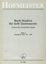 : Bach-Studien für tiefe Instrumente, Noten