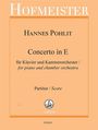 Hannes Pohlit (geb. 1976): Concerto in E für Klavier und Kammerorchester, Noten