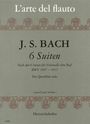 Johann Sebastian Bach: 6 Suiten für Querflöte solo. B, Noten