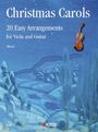 Christmas Carols. 20 Easy Arrangements for Viola and Guitar, Noten