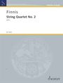 Edmund Finnis (geb. 1984): String Quartet No. 2 (2021), Noten