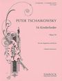 Peter Iljitsch Tschaikowsky: 16 Kinderlieder op. 54, Noten