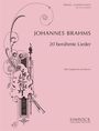 Johannes Brahms (1833-1897): 20 berühmte Lieder, Noten