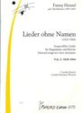 Fanny Mendelssohn-Hensel (1805-1847): Lieder ohne Namen Vol. 2: 1828-1844, Noten