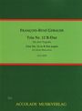 François-René Gebauer: Trio für 3 Fagotte Nr.12 B-Dur, Noten