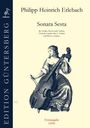 Philipp Heinrich Erlebach: Sonata sesta F-Dur, Noten