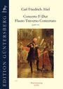 Carl Friedrich Abel: Concerto F-Dur Flauto Traverso Concertato für Traversflöte, zwei Violinen, Viola und Basso AbelWV F15, Noten
