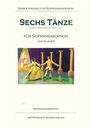 Gossec: 6 Tänze für Sopransaxophon und Klavier, Noten