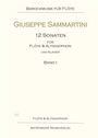 Giuseppe Sammartini: 12 Sonaten für Flöte und Altsaxophon und Klavier, Noten