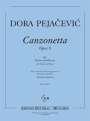 Dora Pejacevic: Canzonetta op. 8, Noten