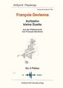 Francois Devienne (1759-1803): 18 kleine Duette für 2 Flöten, Noten
