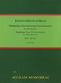 Johann Sebastian Bach: Sinfonien (dreistimmige Inventionen) BWV 787-801, Noten