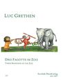 Luc Grethen: Drei Fagotte im Zoo (2024), Noten