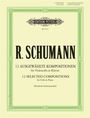 R. SCHUMANN, Edition Peters, 12 ausgewählte Kompositionen für Violoncello & Klavier, von Friedrich Grützmacher.