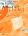 Hubert Käppel: 22 leichte Gitarrenetüden, Noten