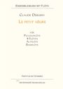 Claude Debussy: Le petit nègre für 4 Flöten C-Dur, Noten