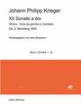 Johann Philipp Krieger (1649-1725): XII Sonate a doi, Noten