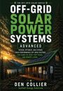 "OFF-GRID SOLAR POWER SYSTEMS ADVANCED" in großen Buchstaben; darunter im Bild ein Haus mit Solarpanels in Waldlandschaft.