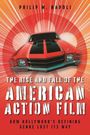 "The Rise and Fall of the American Action Film" in großer Schrift. Darunter ein rotes Auto mit schwarzen Streifen frontal.