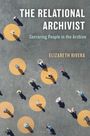 "The Relational Archivist", "Centering People in the Archive", "Elizabeth Rivera". Menschen auf gelben Kreisen von oben gesehen.