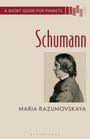 "A Short Guide for Pianists", "Schumann", "Maria Razumovskaya". Illustration eines Mannes im Profil.