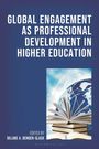 Text: "Global Engagement as Professional Development in Higher Education." Bild: Bücher, Globus im Hintergrund.