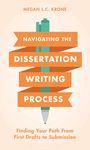 Titel: Navigating the Dissertation Writing Process. Ein Stift mit orangen Bändern umwickelt.