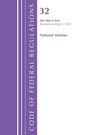 "32, Part 800 to End, Revised as of July 1, 2025, National Defense." Lila vertikaler Streifen mit weißem Text links.