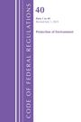 "40 Parts 1 to 49 Revised July 1, 2025 Protection of Environment" steht groß und prominent auf einem lila Streifen.