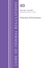 "Code of Federal Regulations, 40, Parts 60.1 to 60.499, Revised as of July 1, 2025, Protection of Environment." Zweifarbig: Weiß und Lila.